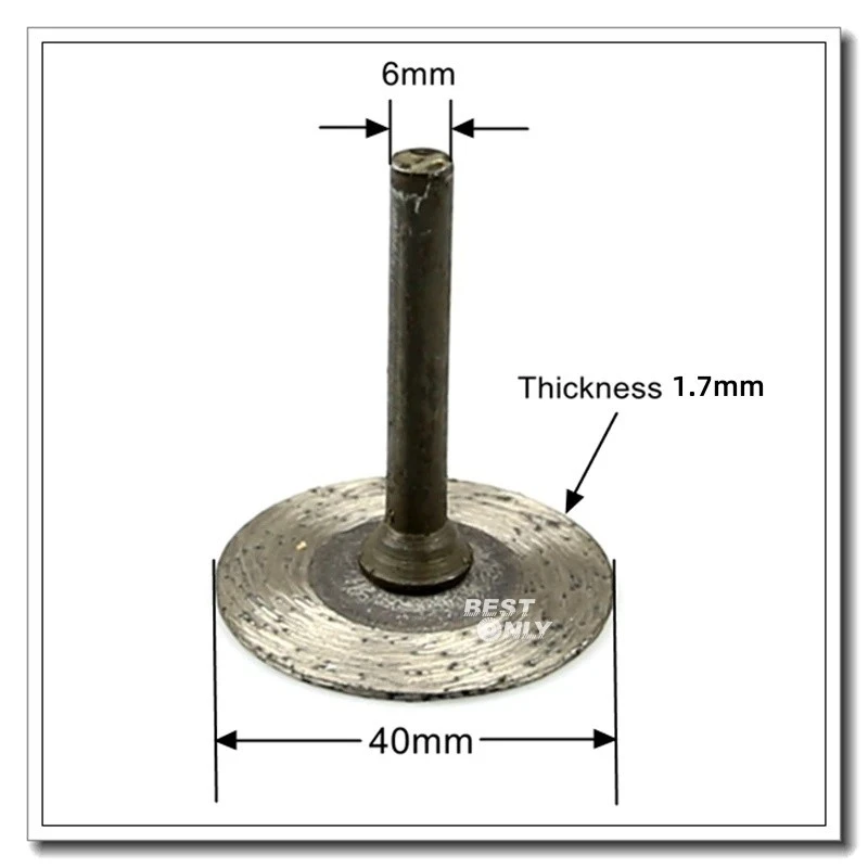 Diamond cutting blade with core shaft