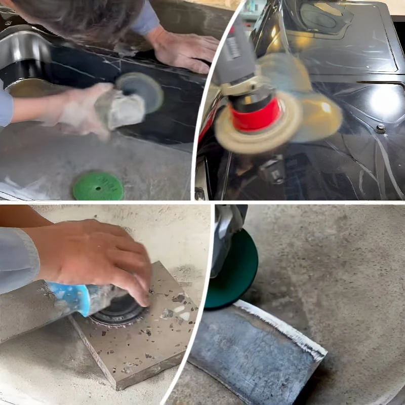 3-Step Wet Polishing Pads for Stone Surface 3-Step Wet Polishing Pads for Stone Surface